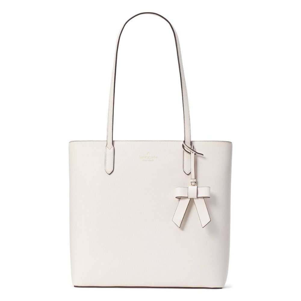 New Kate Spade Brynn Saffiano Tote Parchment